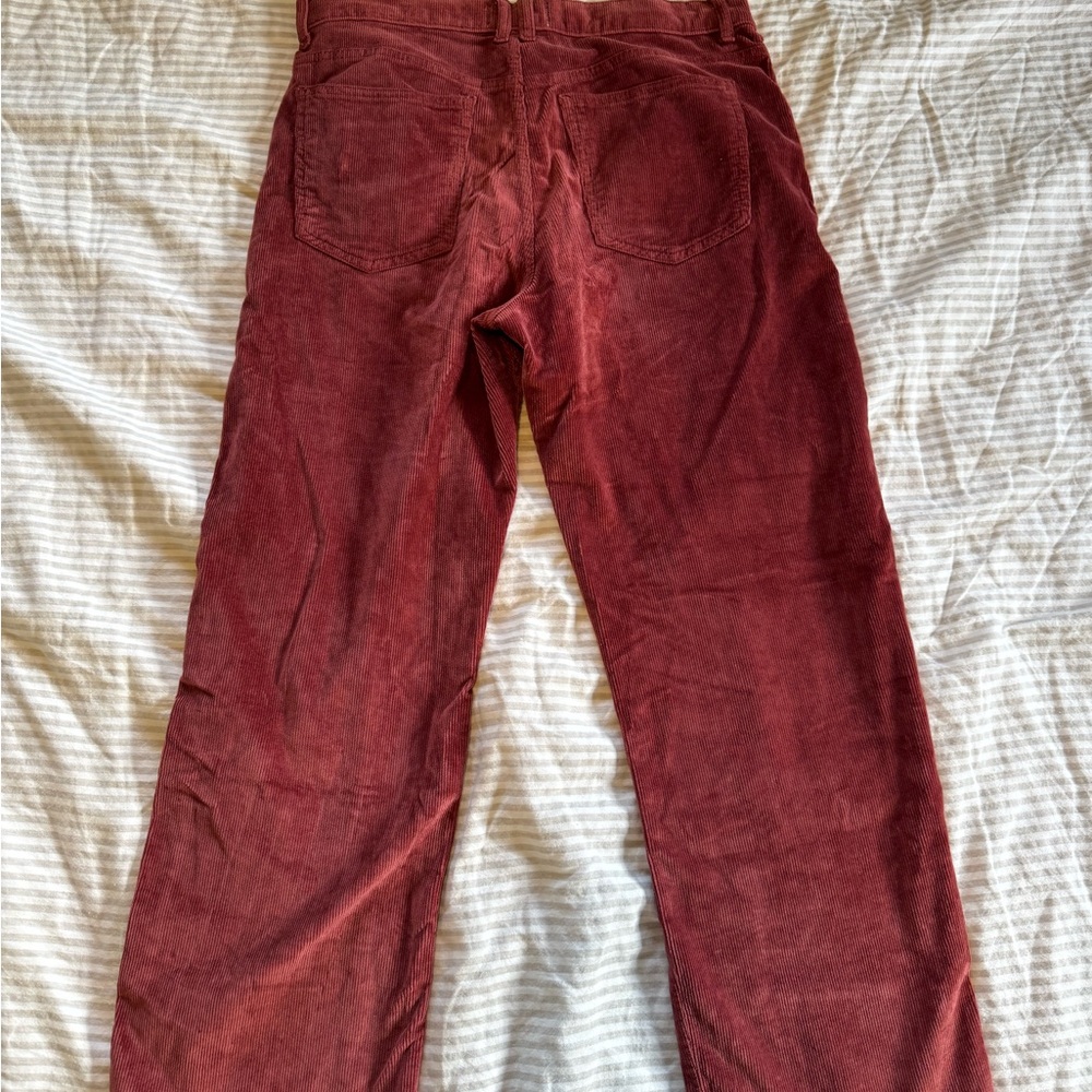 We The Free Burgundy Corduroy Trousers